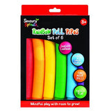 Sensory Sprouts Rainbow Pull Pipes Set of 6