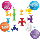 Sensory Sprouts Suction Shapes Set of 20