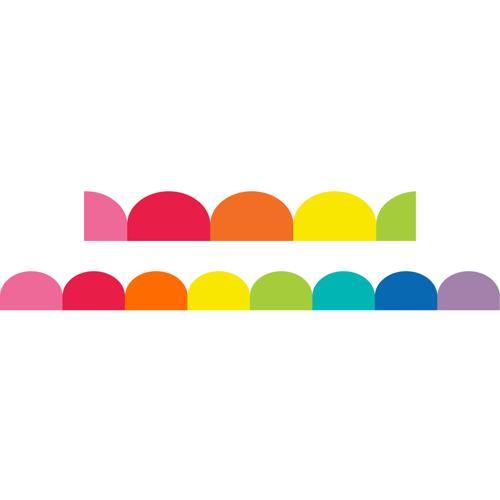 LCBF Giggle & Grow Rainbow Scalloped Border PK12