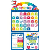 LCBF Giggle & Grow Magnetic Calendar Bulletin Board Set
