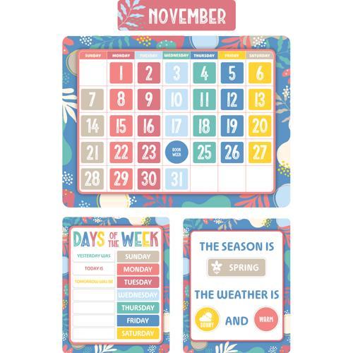 LCBF Growing Minds Calendar Bulletin Board Set