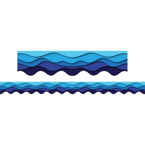 LCBF Ocean Waves Scalloped Border Pk12