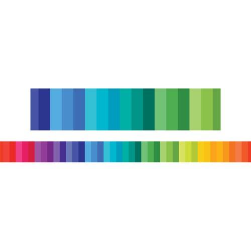 LCBF Rainbow Stripes Border Pk12
