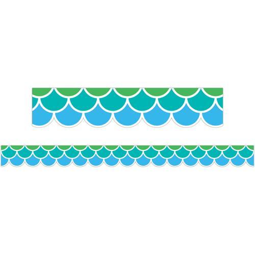 LCBF Cool Tones Scallops Border Pk12