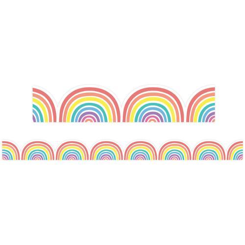 LCBF Rainbow Die-cut Border Pk12