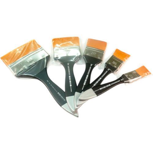 DAS S631 Golden Nylon Flat Brush 25mm