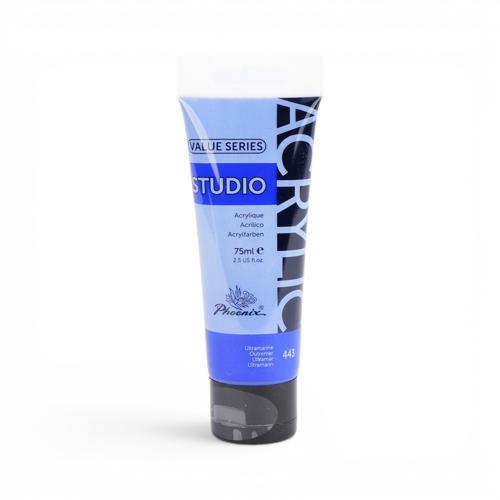 Phoenix Acrylic Paint 75ml Ultramarine Blue (443