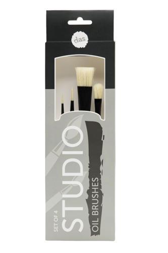 DAS Studio Oil Brushes Set of 4