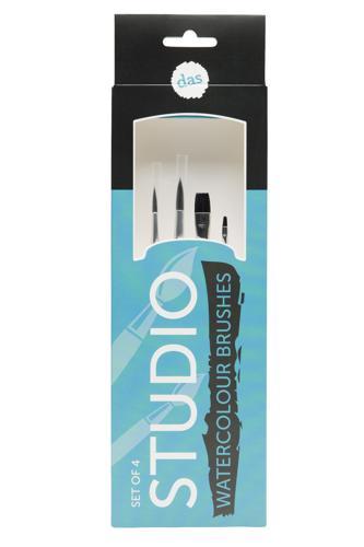 DAS Studio Watercolour Brushes Set of 4