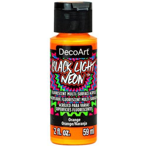 DecoArt Black Light Neons 59ml (2oz) Orange