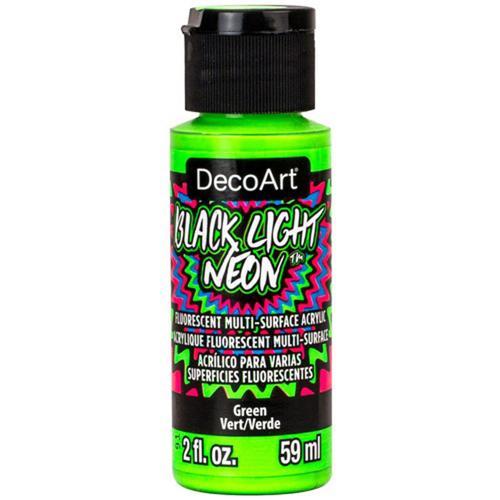 DecoArt Black Light Neons 59ml (2oz) Green