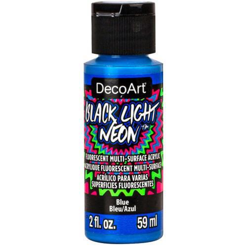 DecoArt Black Light Neons 59ml (2oz) Blue