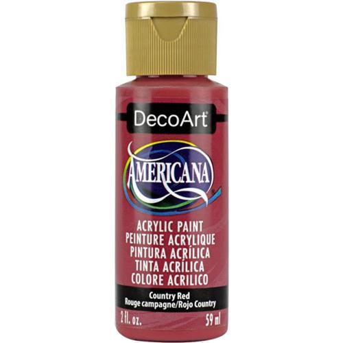 DecoArt Americana Acrylic 59ml (2oz) Country Red