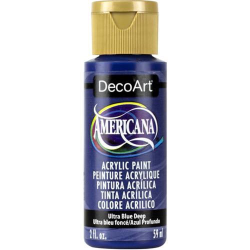 DecoArt Americana Acrylic 59ml (2oz) Ultra Blue Deep