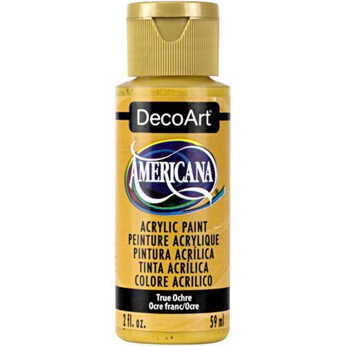 DecoArt Americana Acrylic 59ml (2oz) True Ochre
