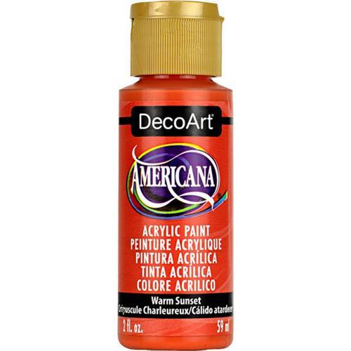 DecoArt Americana Acrylics 59ml (2oz) Warm Sunset