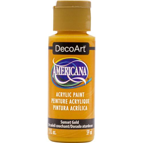 DecoArt Americana Acrylics 59ml (2oz) Sunset Gold