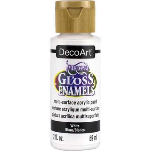 DecoArt Americana Gloss Enamel 59ml (2oz) White
