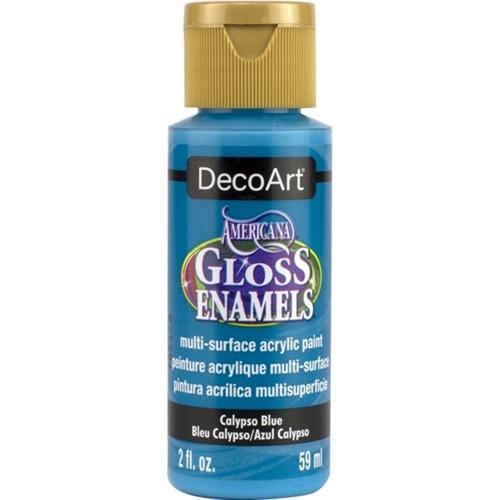 DecoArt Americana Gloss Enamel 59ml (2oz) Calypso Blue