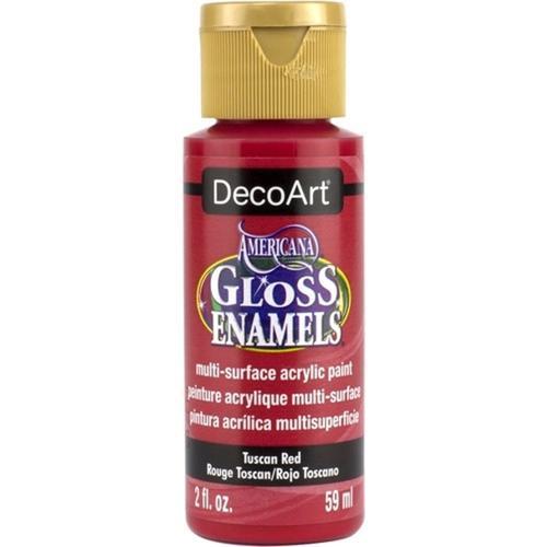 DecoArt Americana Gloss Enamel 59ml (2oz) Tuscan Red