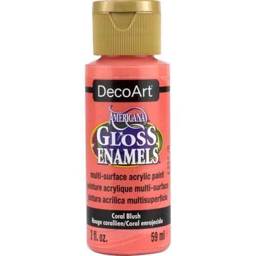 DecoArt Americana Gloss Enamel 59ml (2oz) Coral Blush