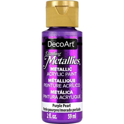 DecoArt Dazzling Metallics 59ml (2oz) Purple Pearl