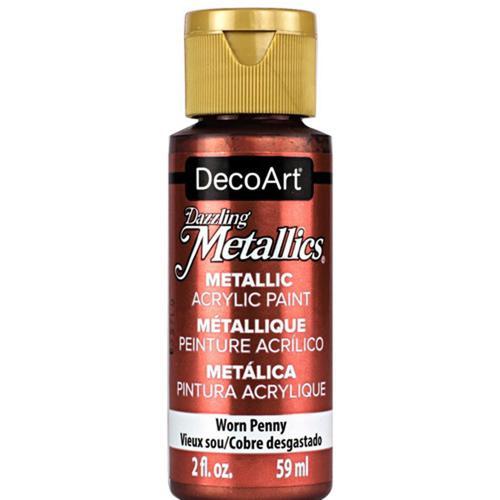 DecoArt Dazzling Metallics 59ml (2oz) Worn Penny
