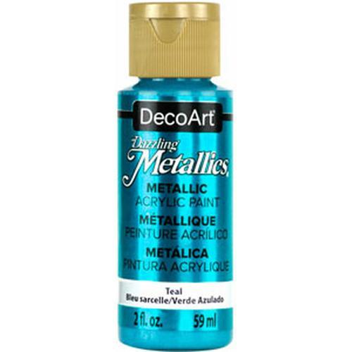 DecoArt Dazzling Metallics 59ml (2oz) Teal