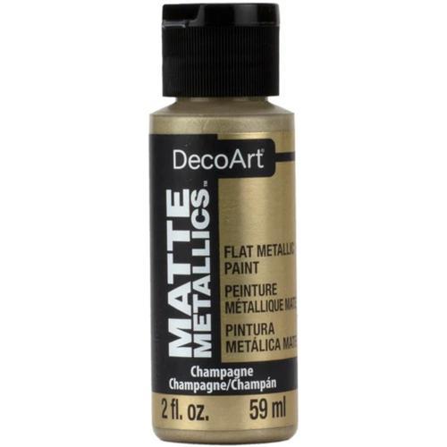 DecoArt Matte Metallic 59ml (2oz) Champagne
