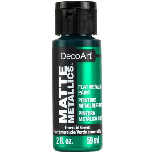 DecoArt Matte Metallic 59ml (2oz) Emerald Green