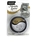 DecoArt Metallic Lustre Wax 29.6ml (1oz) Silver Spark