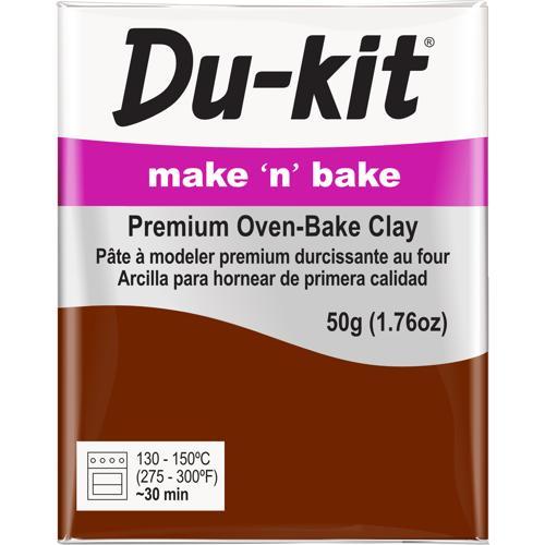 Du-kit Polymer Modelling Clay 50gm Dark Brown