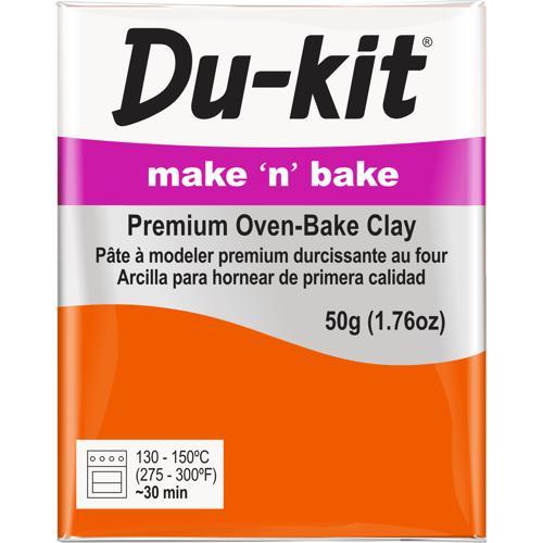 Du-kit Polymer Modelling Clay 50gm Orange