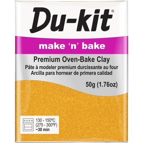 Du-kit Polymer Modelling Clay 50gm Gold