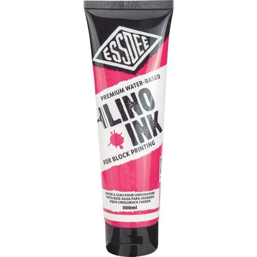 Essdee Block Print Ink 300ml Fluorescent Pink