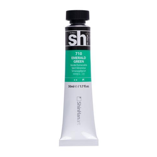 ShinHan SH Oil Colour Paint 50ml Emerald Green 710