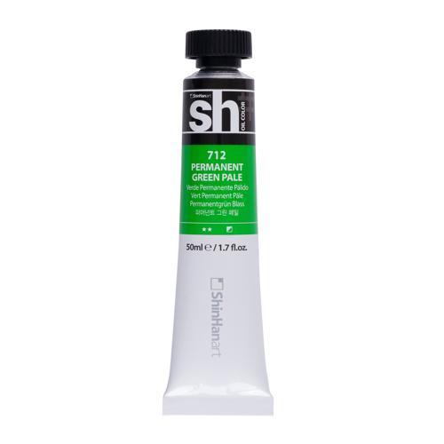 ShinHan SH Oil Colour Paint 50ml Permanent Green Pale 712