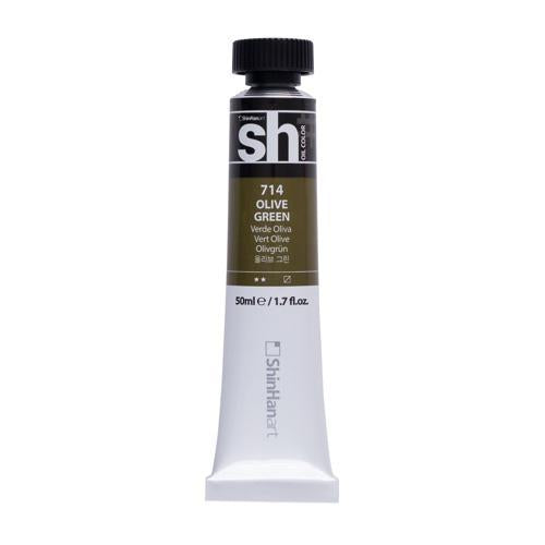 ShinHan SH Oil Colour Paint 50ml Olive Green 714