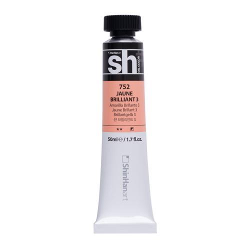 ShinHan SH Oil Colour Paint 50ml Jaune Brilliant 3 752