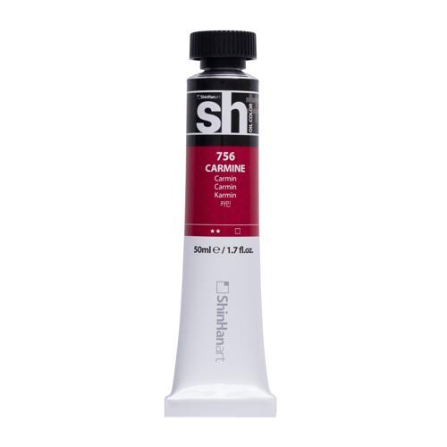 ShinHan SH Oil Colour Paint 50ml Carmine 756