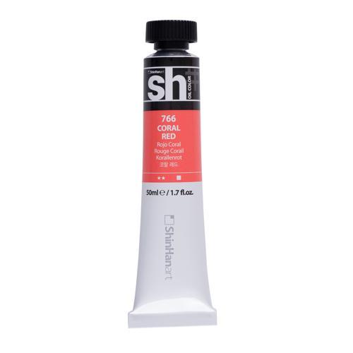 ShinHan SH Oil Colour Paint 50ml Coral Red 766