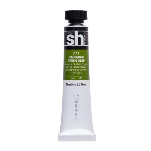 ShinHan SH Oil Colour Paint 50ml Cinnabar Green Deep 771