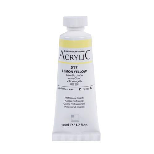 ShinHan Professional Acrylic Paint 50ml Lemon Yellow 517