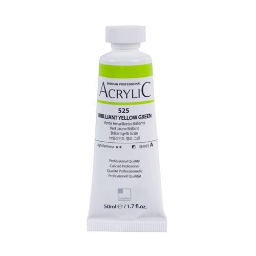 ShinHan Professional Acrylic Paint 50ml Brilliant Yellow Green 525