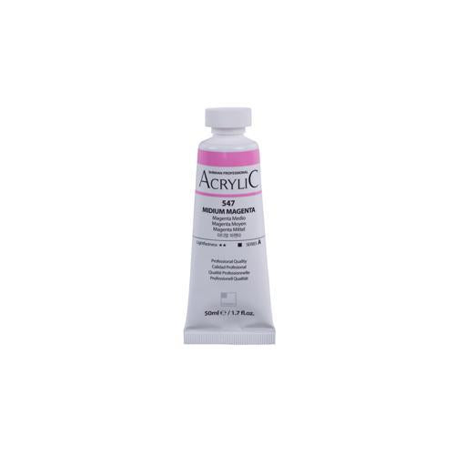 ShinHan Professional Acrylic Paint 50ml Medium Magenta 547