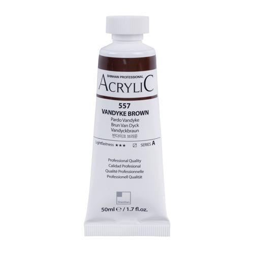 ShinHan Professional Acrylic Paint 50ml Vandyke Brown 557