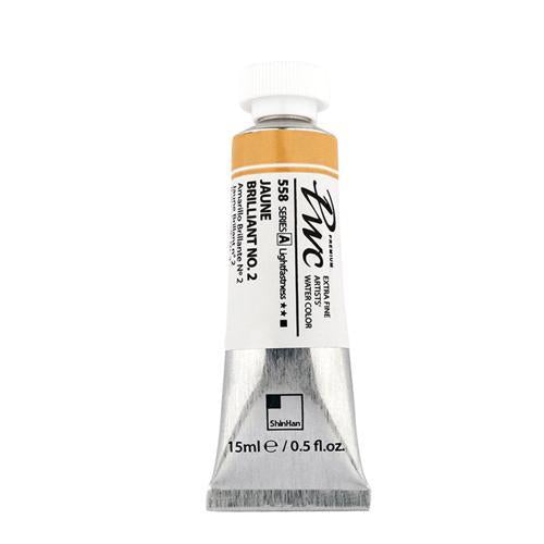 ShinHan PWC Extra Fine Watercolour Paint 15ml Jaune Brilliant 2 558