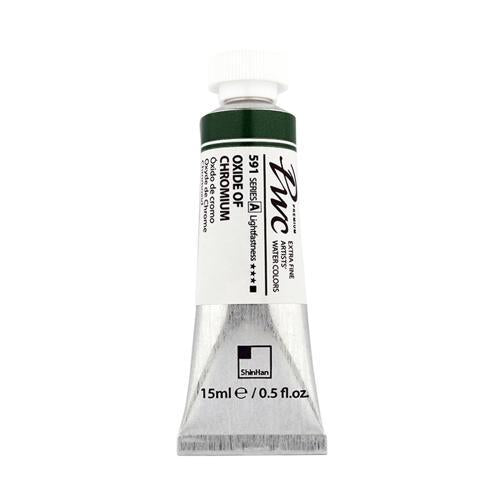 ShinHan PWC Extra Fine Watercolour Paint 15ml Oxide of Chromium 591