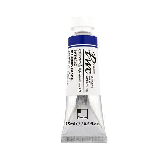 ShinHan PWC Extra Fine Watercolour Paint 15ml Phthalo Blue (Red Shade) 620