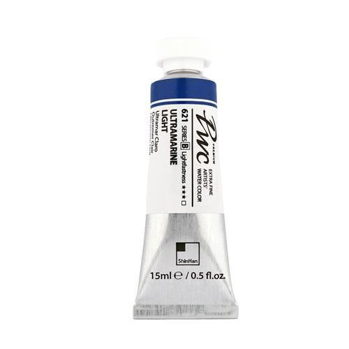 ShinHan PWC Extra Fine Watercolour Paint 15ml Ultramarine Light 621